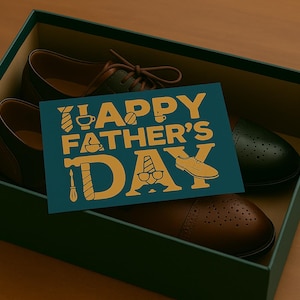 Gentleman Essentials Vatertagskarte Design