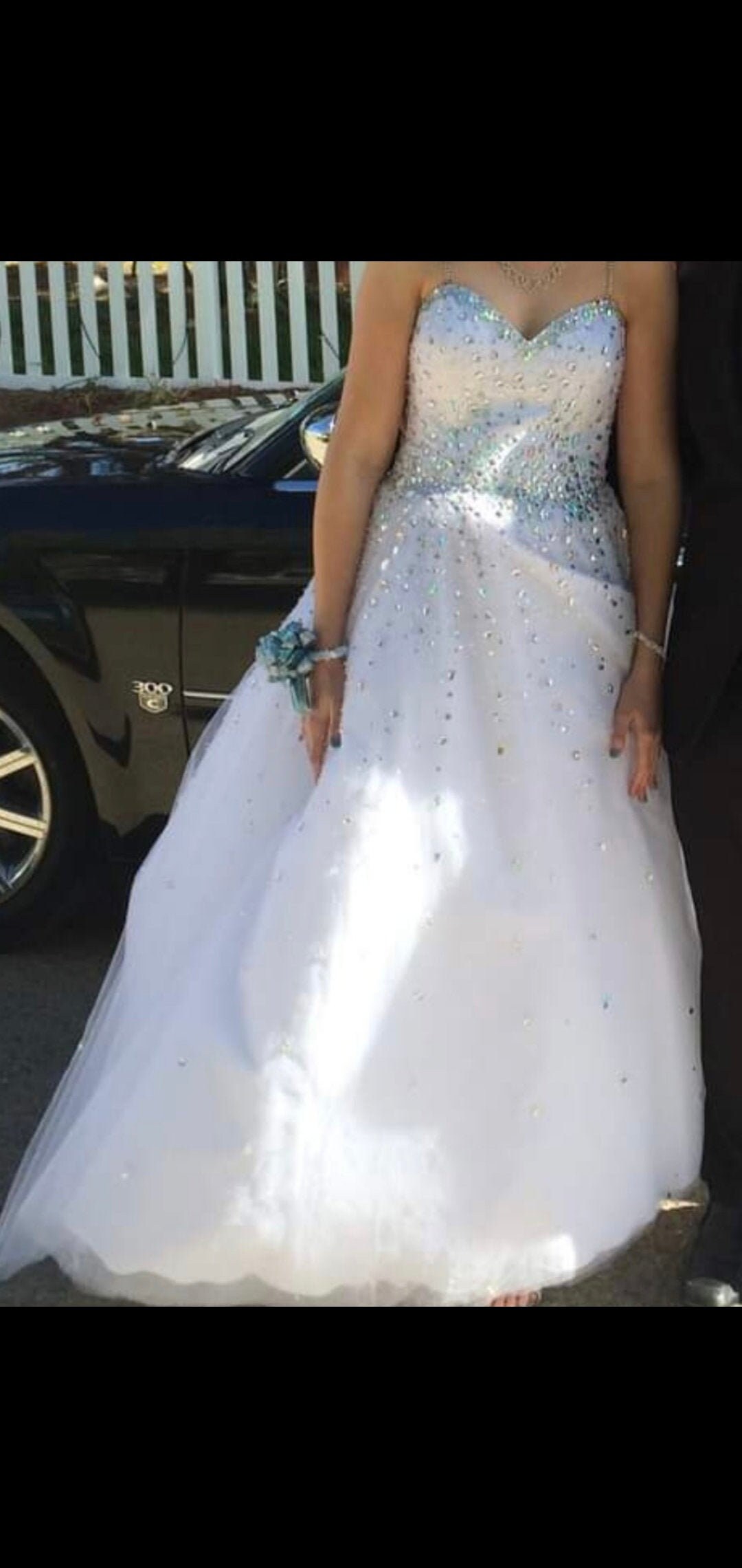 White Formal Ball Gown Dress | Etsy