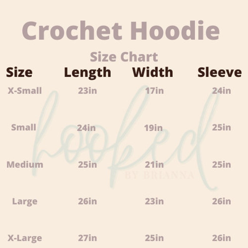 Crochet Hoodie Pattern Digital Download image 4