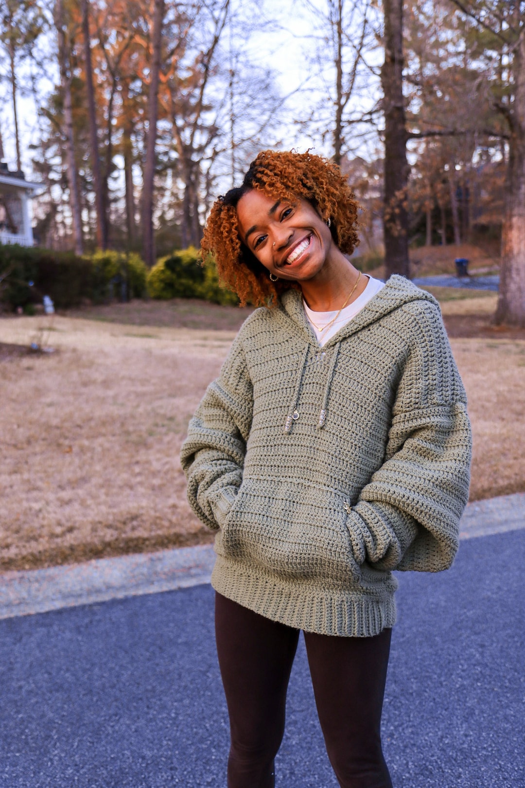 ★RONRON★ HEART CROCHET PATTERN HOODED WINDBREAKER JUMPER B RONRON HEART CROCHET PATTERN HOODED WINDBREAKER 5BNY792