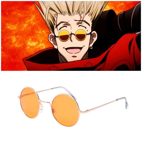 Orange Circle Sunglasses | Trigun | Anime Cosplay Eyewear