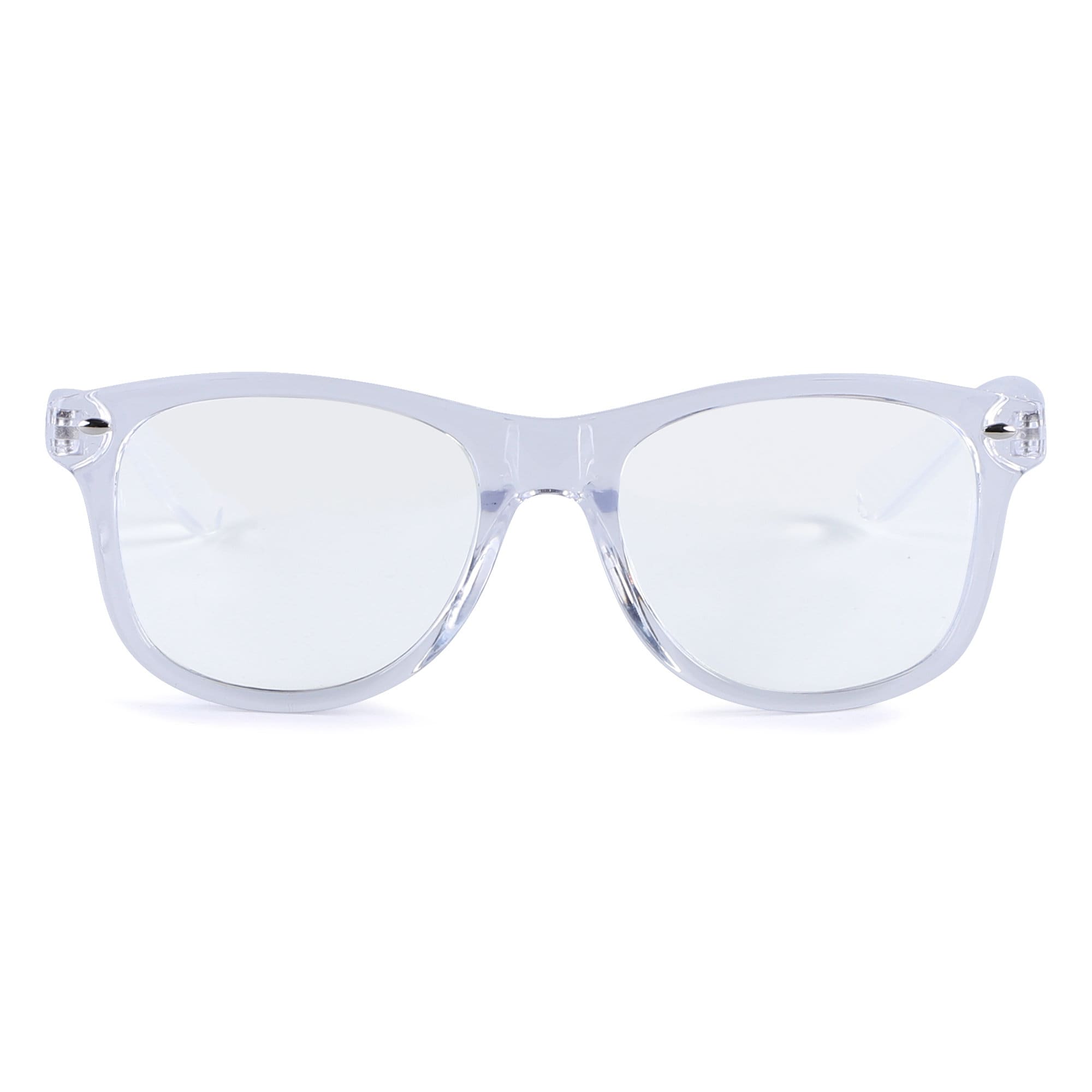Clear Blue Light Blocking Technology - Classic Wayfarer Sunglasses | Retro Fit Eye Protection | Reading Computer Screen Shades | Classic