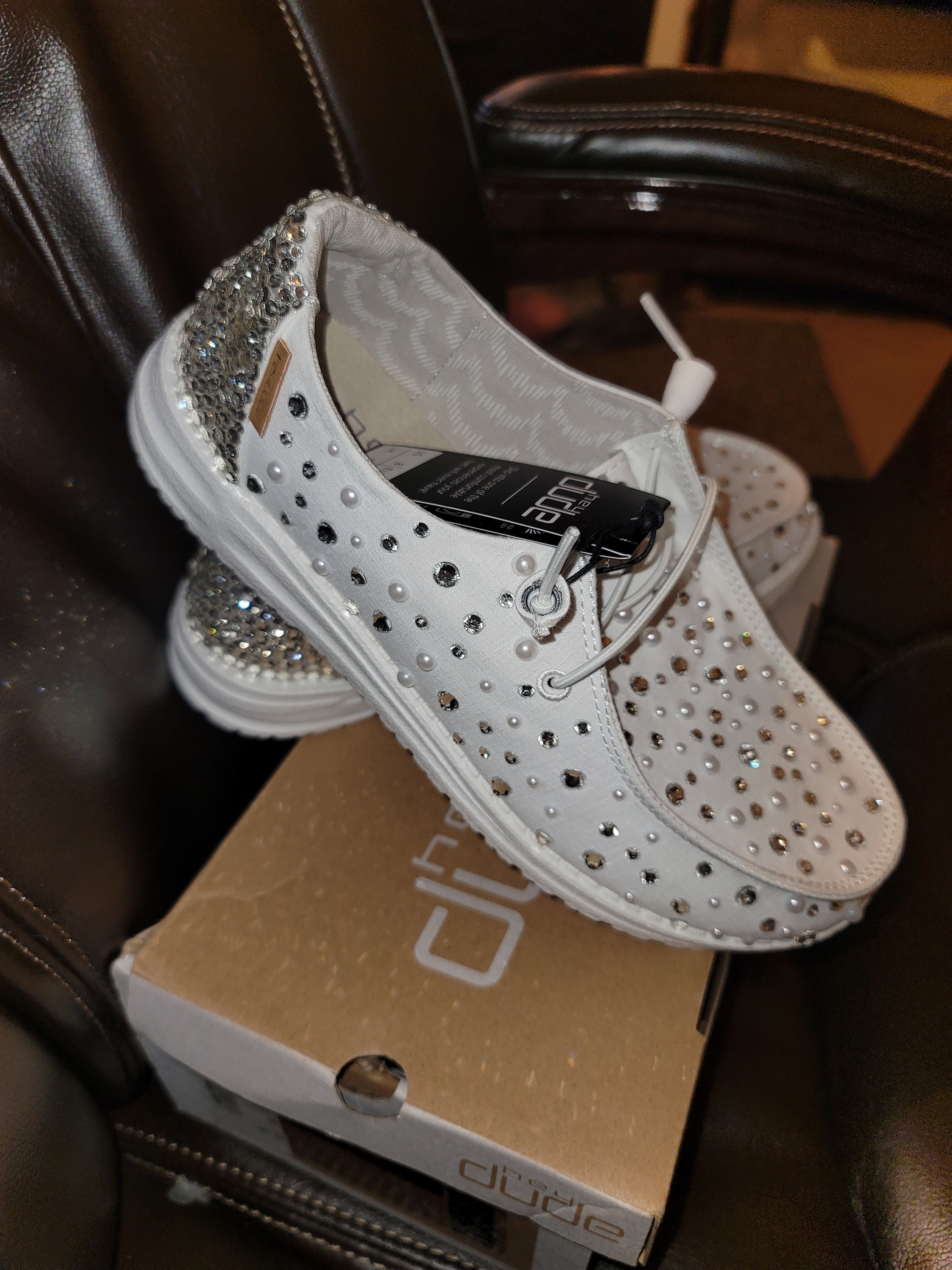 Hey Dude Wedding Bling Shoes - Etsy