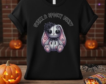 Spooky Bunny PNG | Creepy Rabbit Sublimation Design | Halloween Digital Download | Instant Download