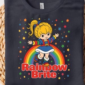Set of 8 Vintage Rainbow Brite Party Invitations New in Package Lot