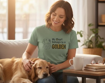 Golden Retriever PNG | Dog Lover Sublimation Design (Instant Download)
