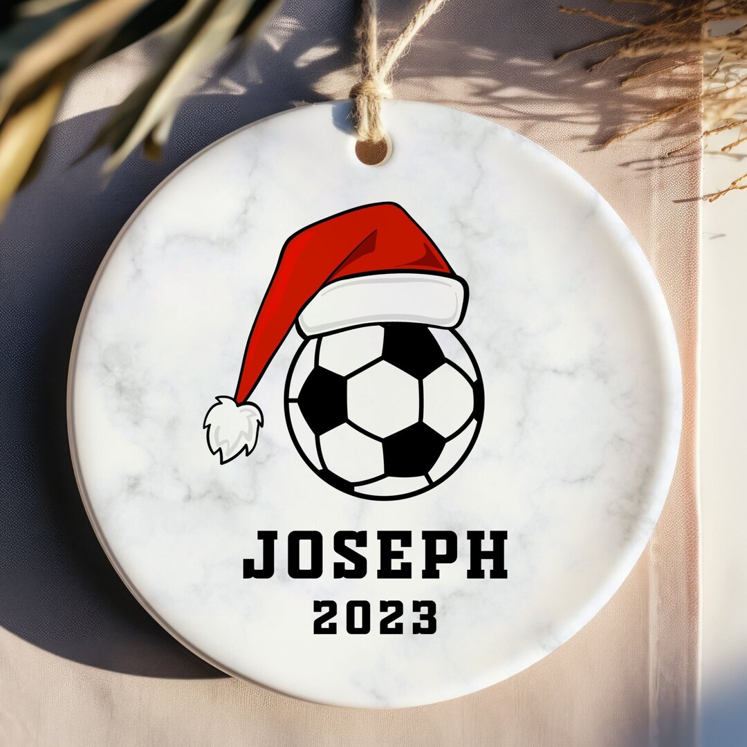 Soccer Player Ornament Personalized Soccer Ornament Soccer Team Gift