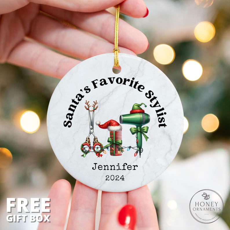 Hairstylist Ornament, Hairdresser Gift, Hairstylist Gift, Hairdresser Ornament, Hair Stylist Gift, Hair Dresser Gift, Gift for Hairstylist