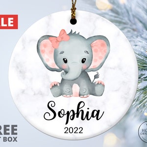 Baby&#39;s First Christmas Ornament, Personalized New Baby Girl Ornament 2025, Baby Name Christmas Ornament, Baby Keepsake, New Baby Girl Gift