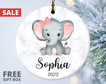 Baby's First Christmas Ornament, Personalized New Baby Girl Ornament 2025, Baby Name Christmas Ornament, Baby Keepsake, New Baby Girl Gift