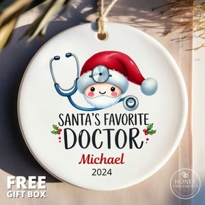 Doctor Gift, Doctor Appreciation Gift for Doctor, New Doctor Gift, Doctor Graduation Gift, Doctor Christmas Ornament, Doctor Thank you Gift