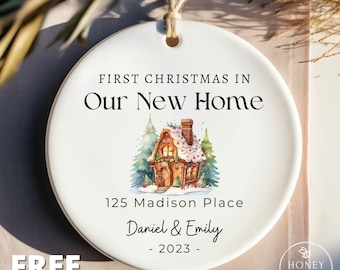 New Home Ornament - First Home Ornament - First Christmas - Our First Home - New House Ornament - New Home Keepsake - Housewarming Gift 2025