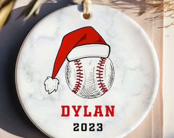 Personalized Baseball Team Gift - Baseball Ornament - Baseball Christmas Ornament - Personalized - Baseball Player Ornament - Baseball Gift