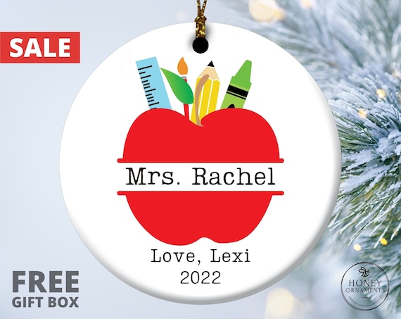 Apple Glass Ornament with Gift Pouch Apple Glass Ornament with Gift Pouch