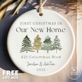 First Christmas in Our New Home Christmas Ornaments, Personalized Our New House Ornament, 2025 New Home Ornament, Our First Home Keepsake