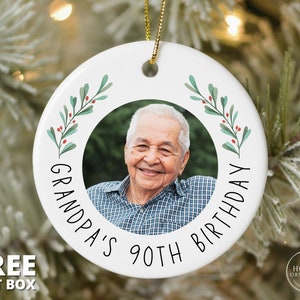 60th birthday gift for dad, 60th birthday gifts for mom, 80th birthday gift for men, 40th 50th 70th 90th birthday gift for women, ornament