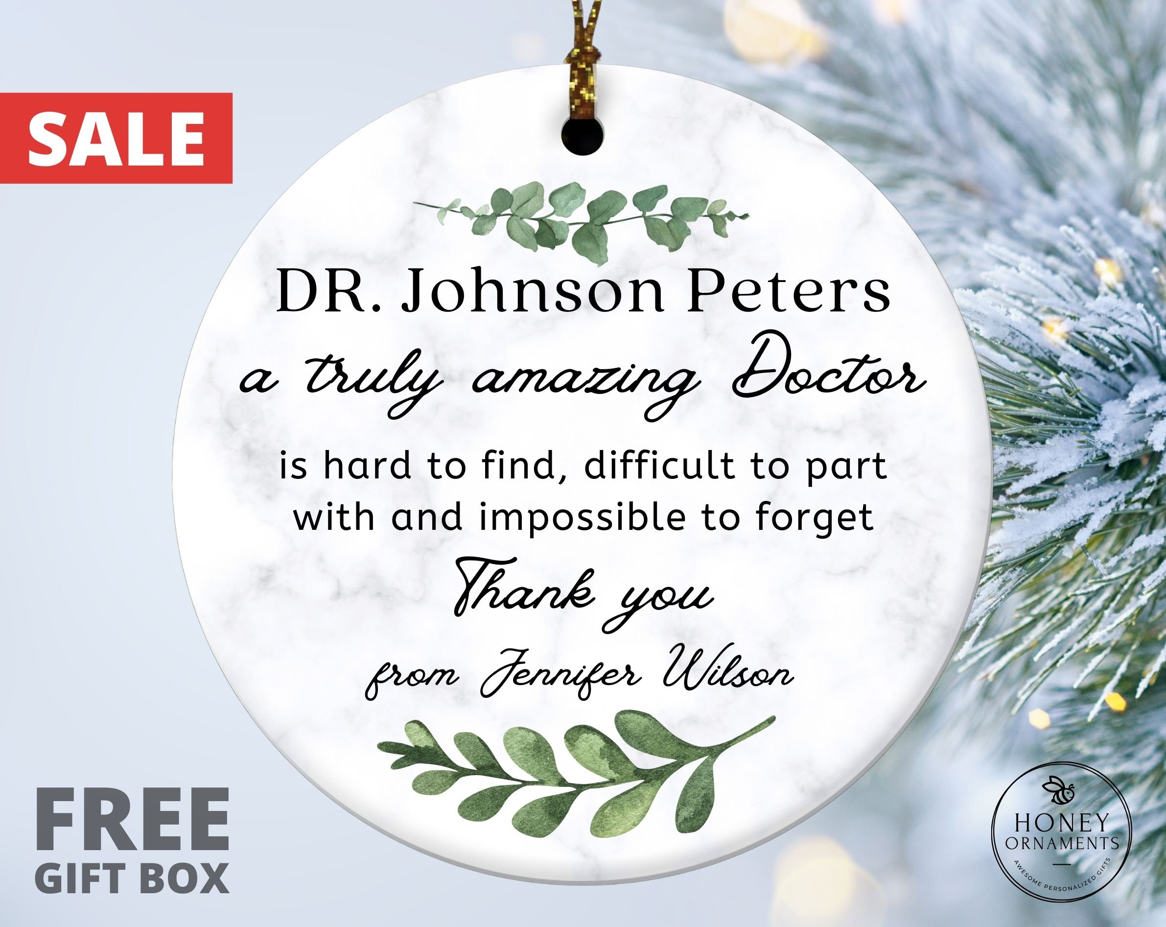 DOEARTE Cadeaux de médecin – A Truly Great Doctor is Hard to Find – Cadeau  de remerciement pour