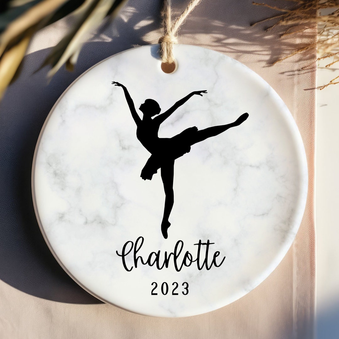 Personalized Ballet Ornament Ballerina Ornament Dance Ornament Ballet