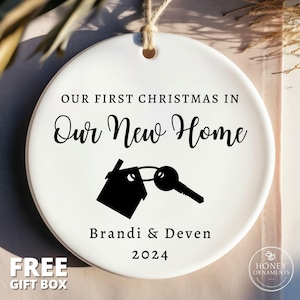 Our First Christmas in Our New Home Ornament | Personalized New Home Gift | Housewarming Ornament | New House Keepsake | 2025 Ornament