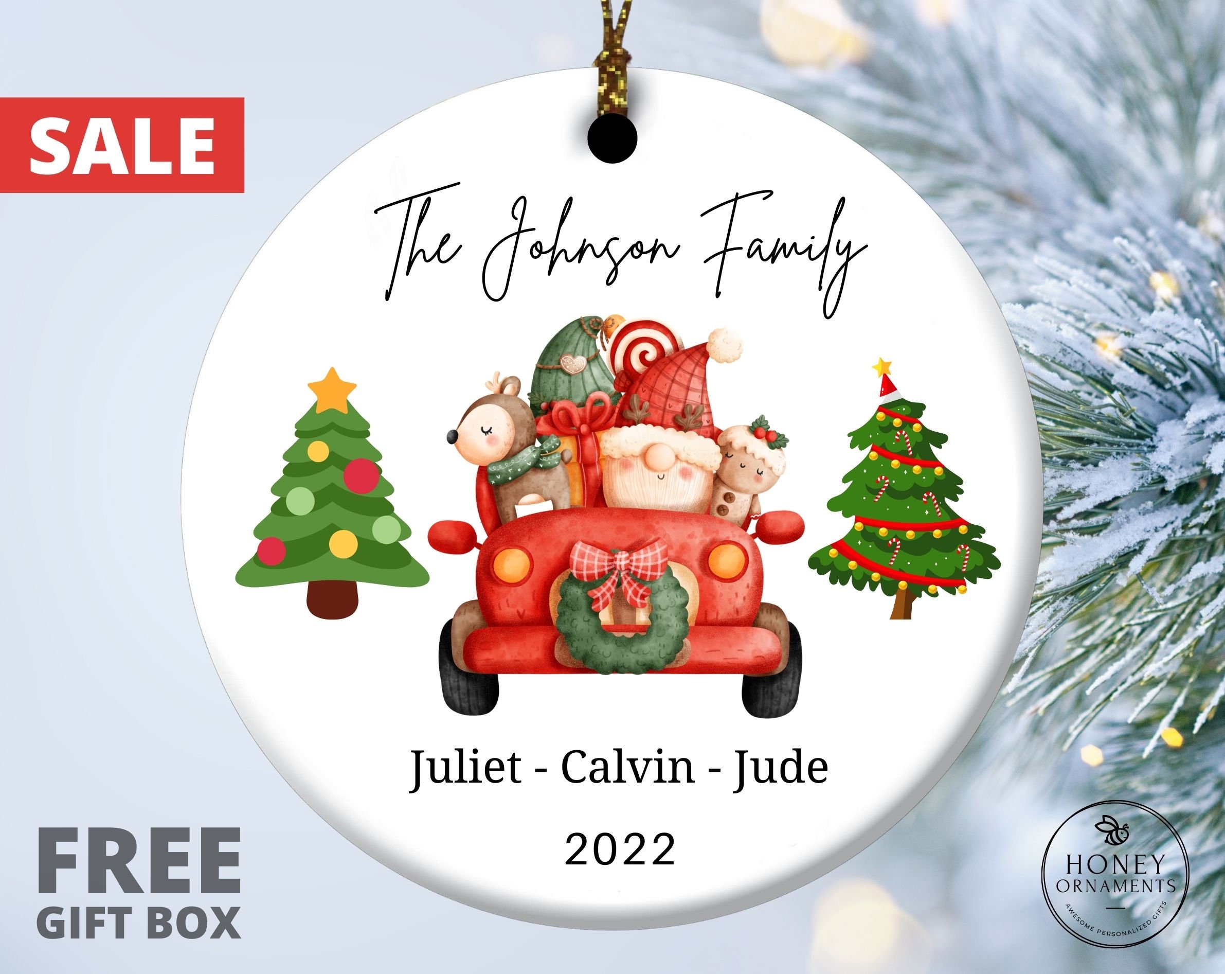 Discover Family Christmas Ornament