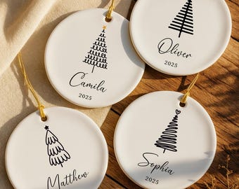 Personalized Christmas Ornaments - Custom Christmas Name Ornaments - Kids Name Christmas Gift - Christmas Tree Ornament for Family 2026
