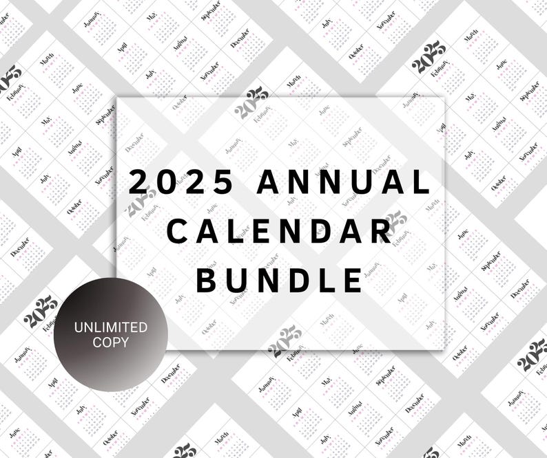 2025 yearly calendar printable 2025 year calendar sunday and monday