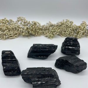 Schorl (black tourmaline) rough piece
