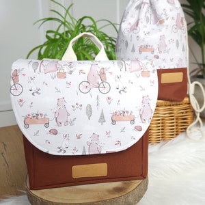 Kindergartenrucksack personalisiert, Krippenrucksack mit Namen