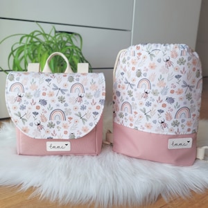 Kindergartenrucksack personalisiert, Krippenrucksack mit Namen