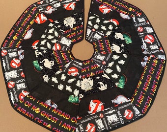 I Ain't afraid of no Ghost! Ghost Busters tree skirt -measures 29 inches across
