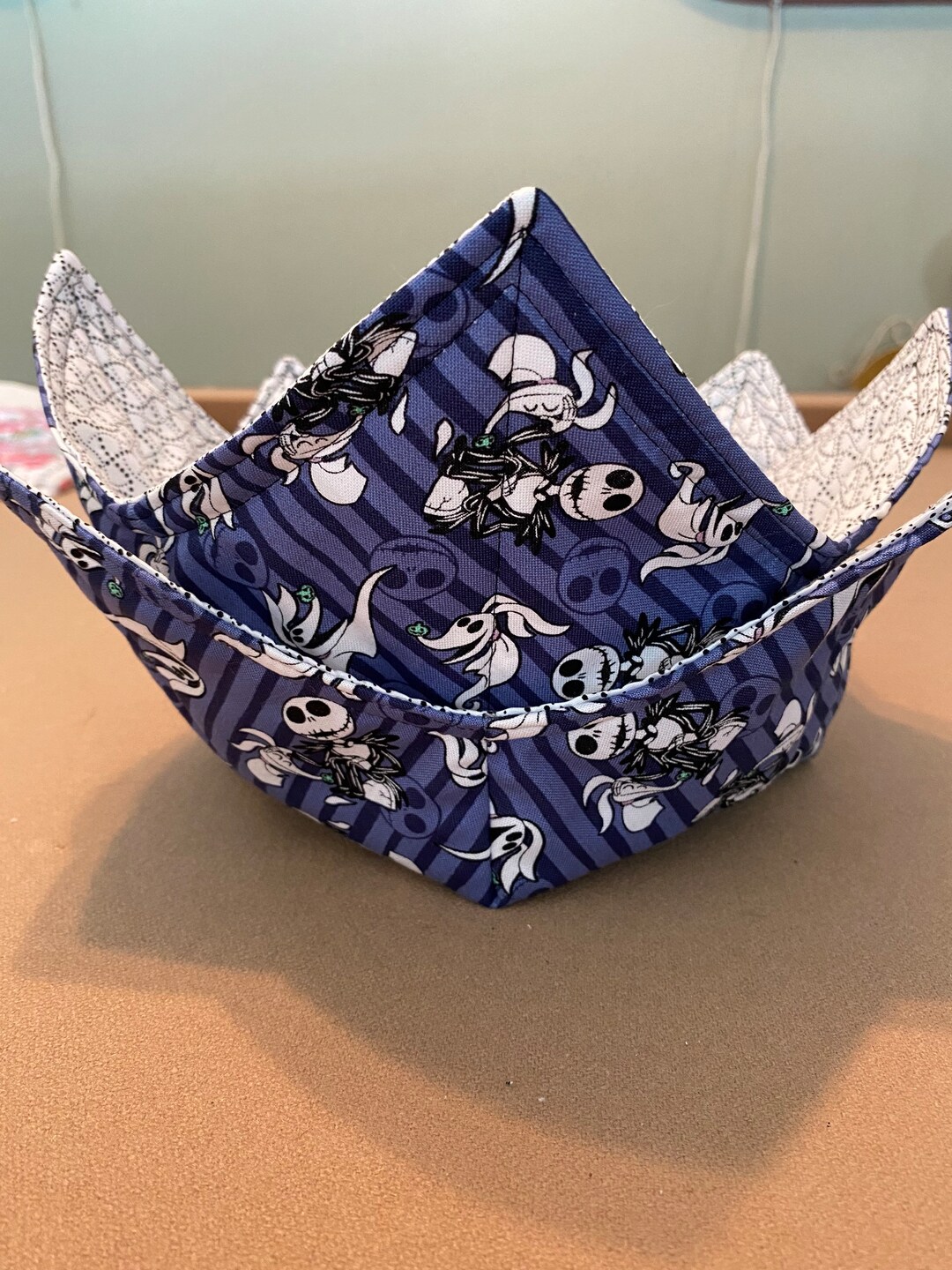 XL Nightmare Before Christmas Reversible Microwave Bowl Cozy Etsy