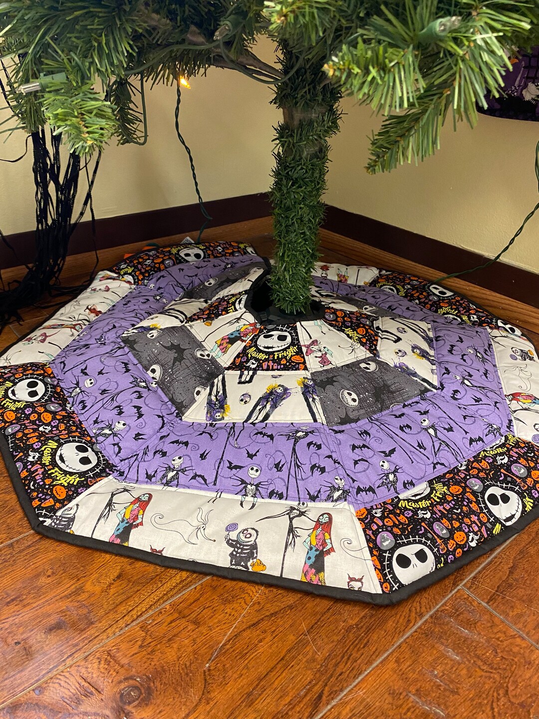 Nightmare Before Christmas Tree Skirt Jack Posing Only as He Etsy