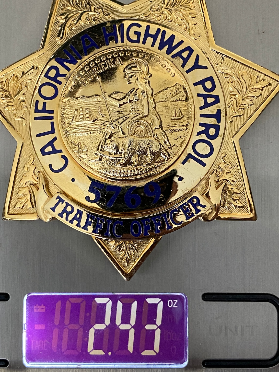 California Highway Patrol Badge Etsy