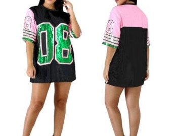 alpha kappa alpha sequin shirt
