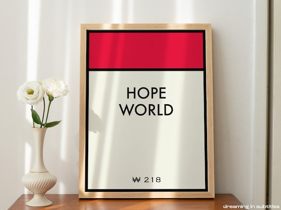 Hope world wall tapestry sale