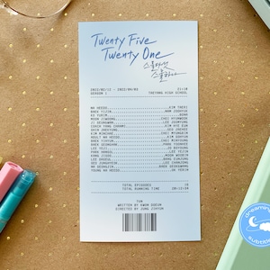 Twenty Five Twenty One -- kdrama Quittungen