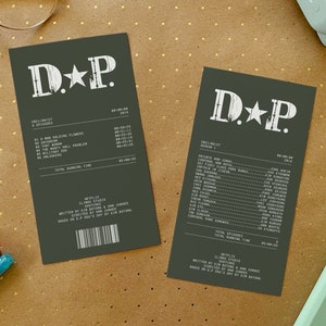 D.P. -- kdrama receipts