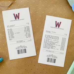 W: Two Worlds Apart -- kdrama receipts