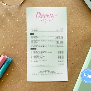 DOONA - recibos de kdrama