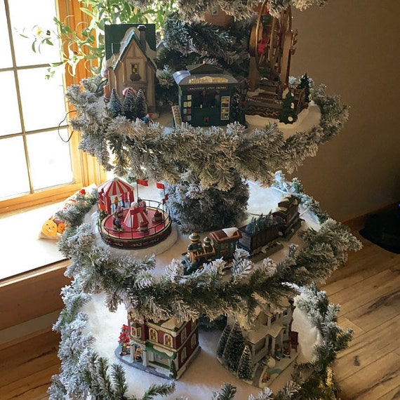 Christmas Village Tree Instructions Only / Christmas Village - Etsy