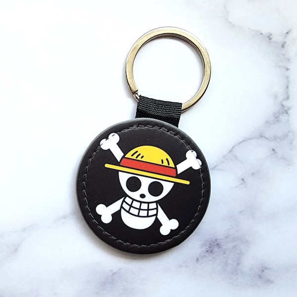 Straw Hat Pirates Anime PU Leather Key Chain