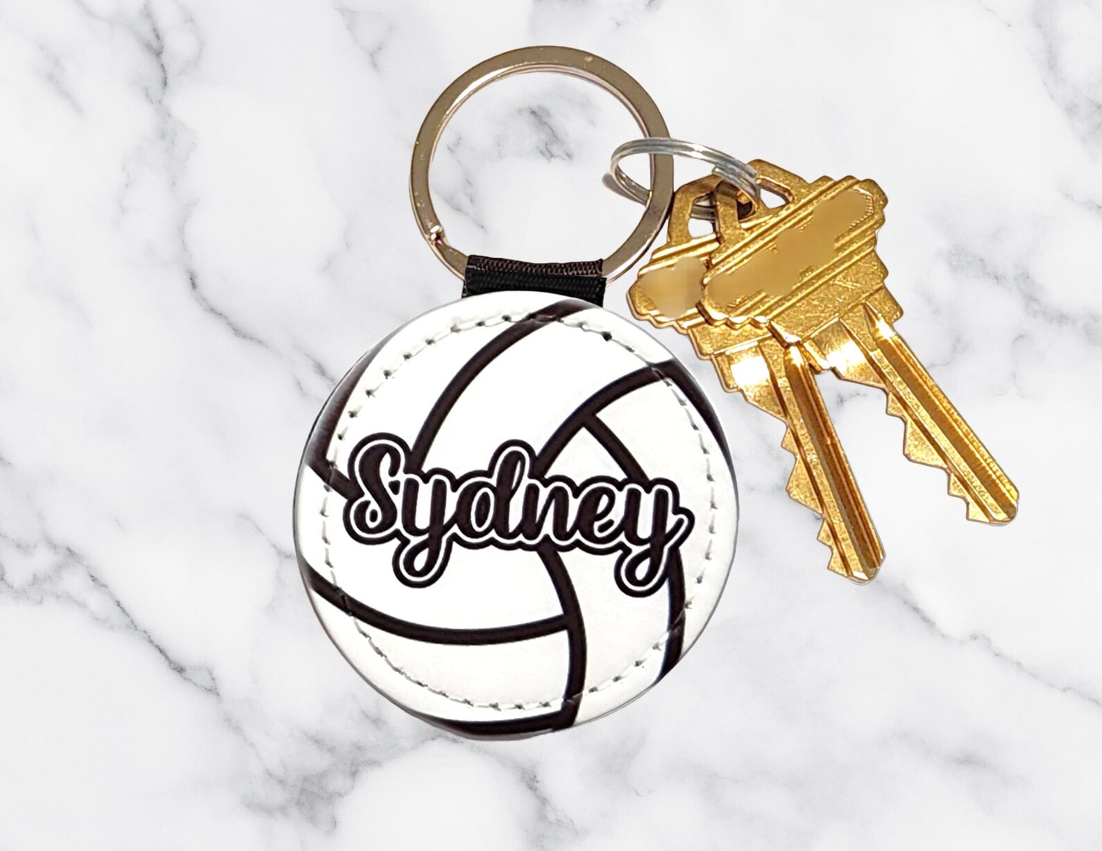 Custom Name Sports Key Chain, Personalized Sports Team Number Key Chain ...