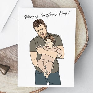 Custom Portrait Card, Personalized Card, Valentine's Day, Anniversary Card, Birthday Card, Mother's Day Card, Christmas Card, Greeting Card image 6