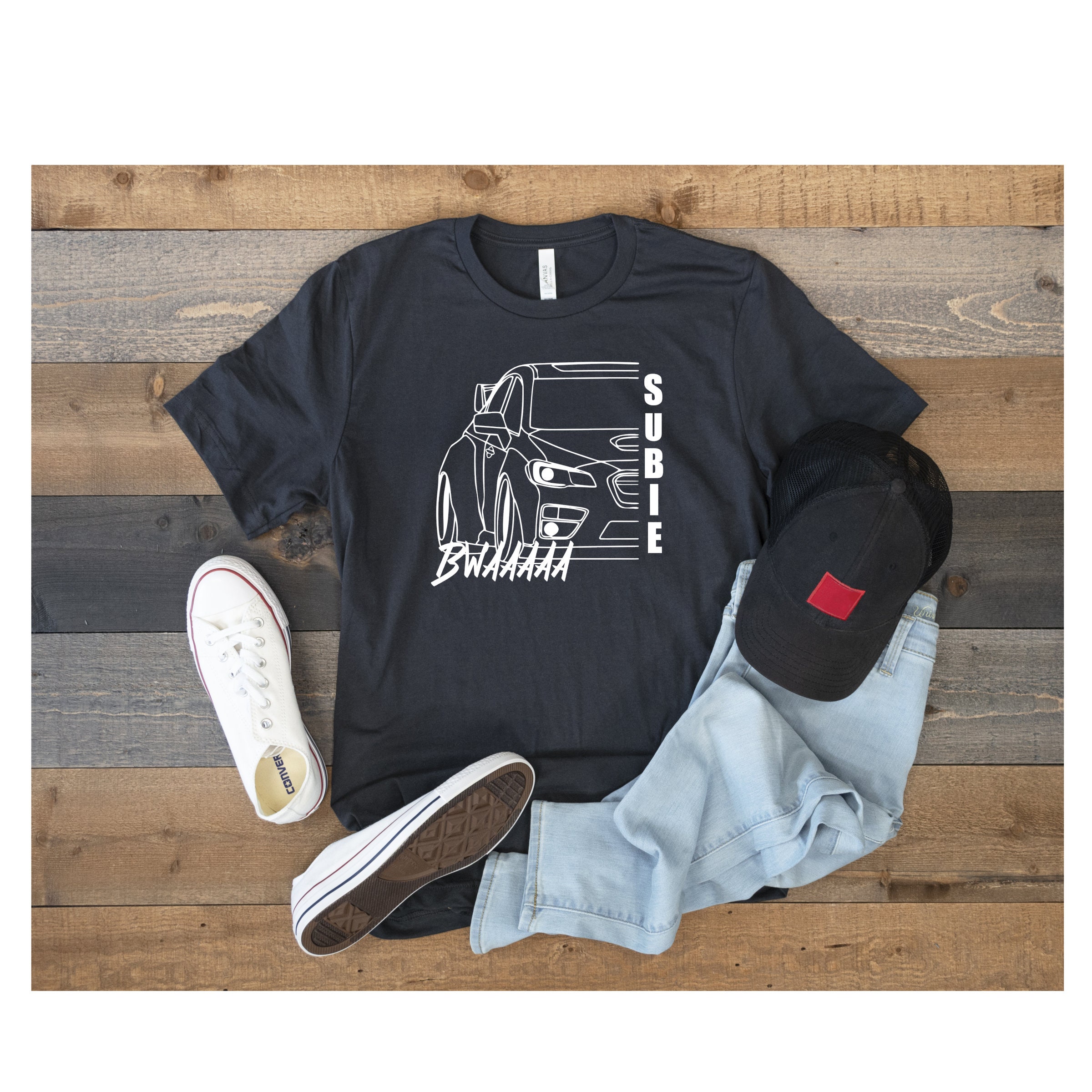 SUBIE Shirt JDM Car Tshirt Stylized JDM Subie Shirt Car Enthusiast