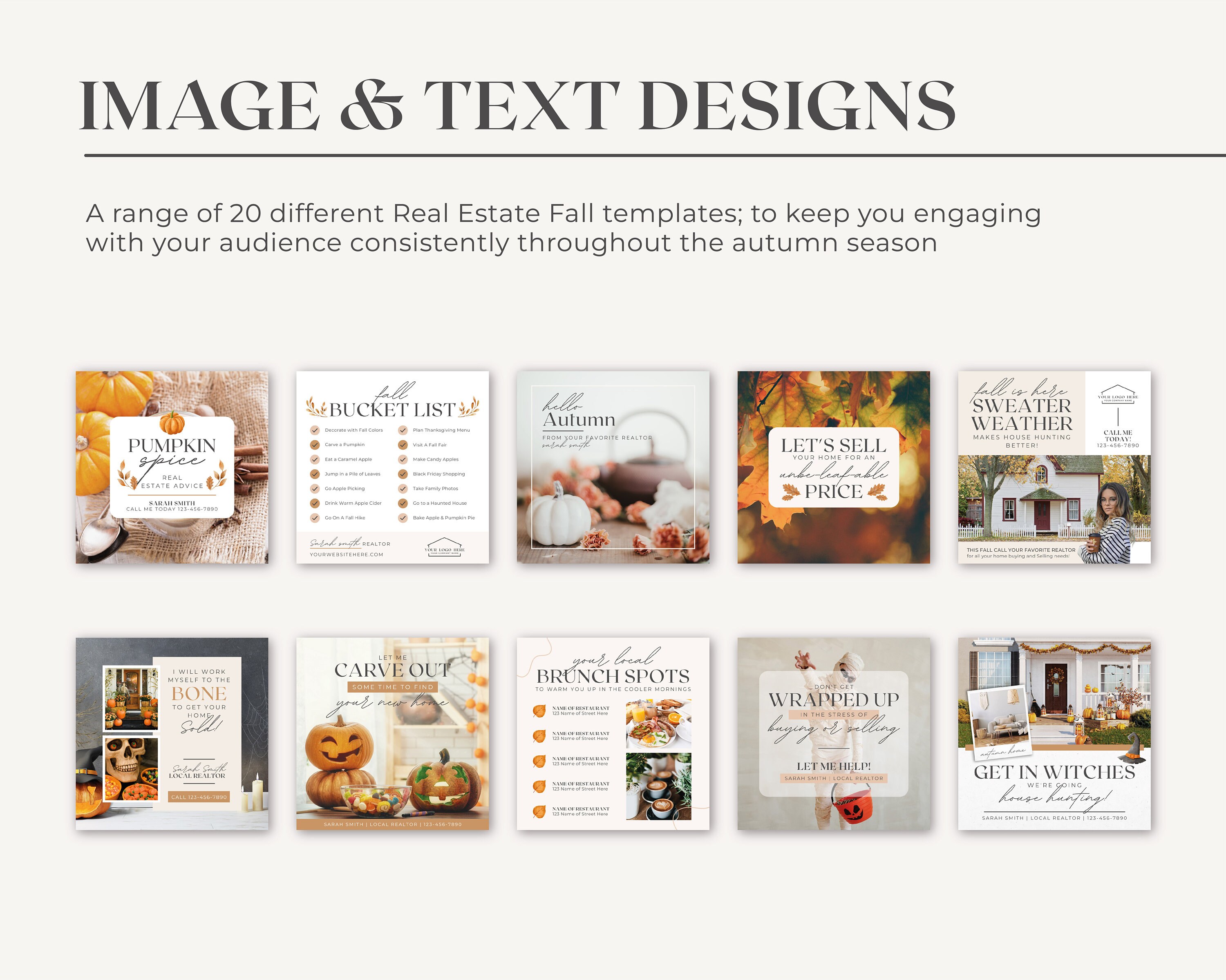 20 Fall Realtor Instagram Posts | Real Estate Social Media Posts ...