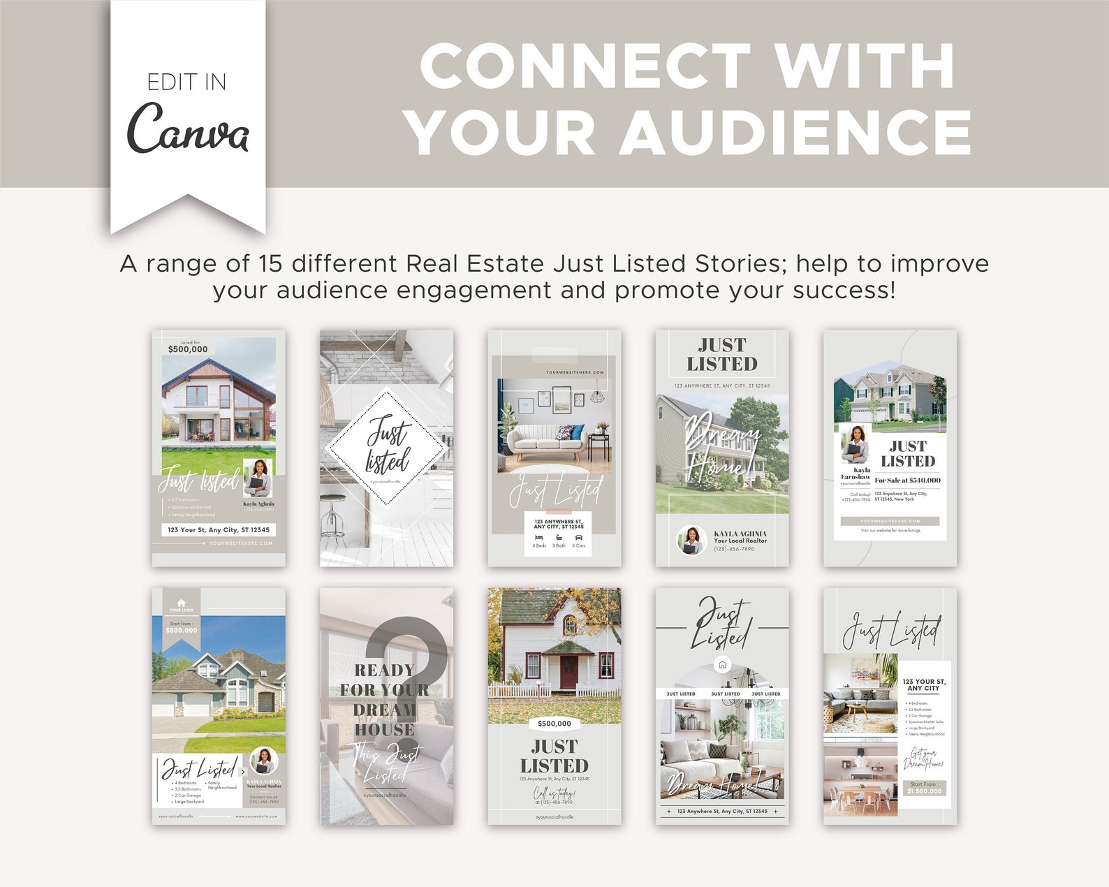 15 Just Listed Realtor Instagram Stories | Real Estate Agent Social ...