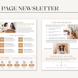 Real Estate Fall Newsletter 2022 | Real Estate Fall Marketing | Realtor ...
