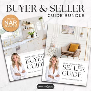 Real Estate Seller Guide & Home Buyer Guide Bundle  | NAR Settlement | Real Estate Marketing | Buyer Agent Commission | Listing Presentation