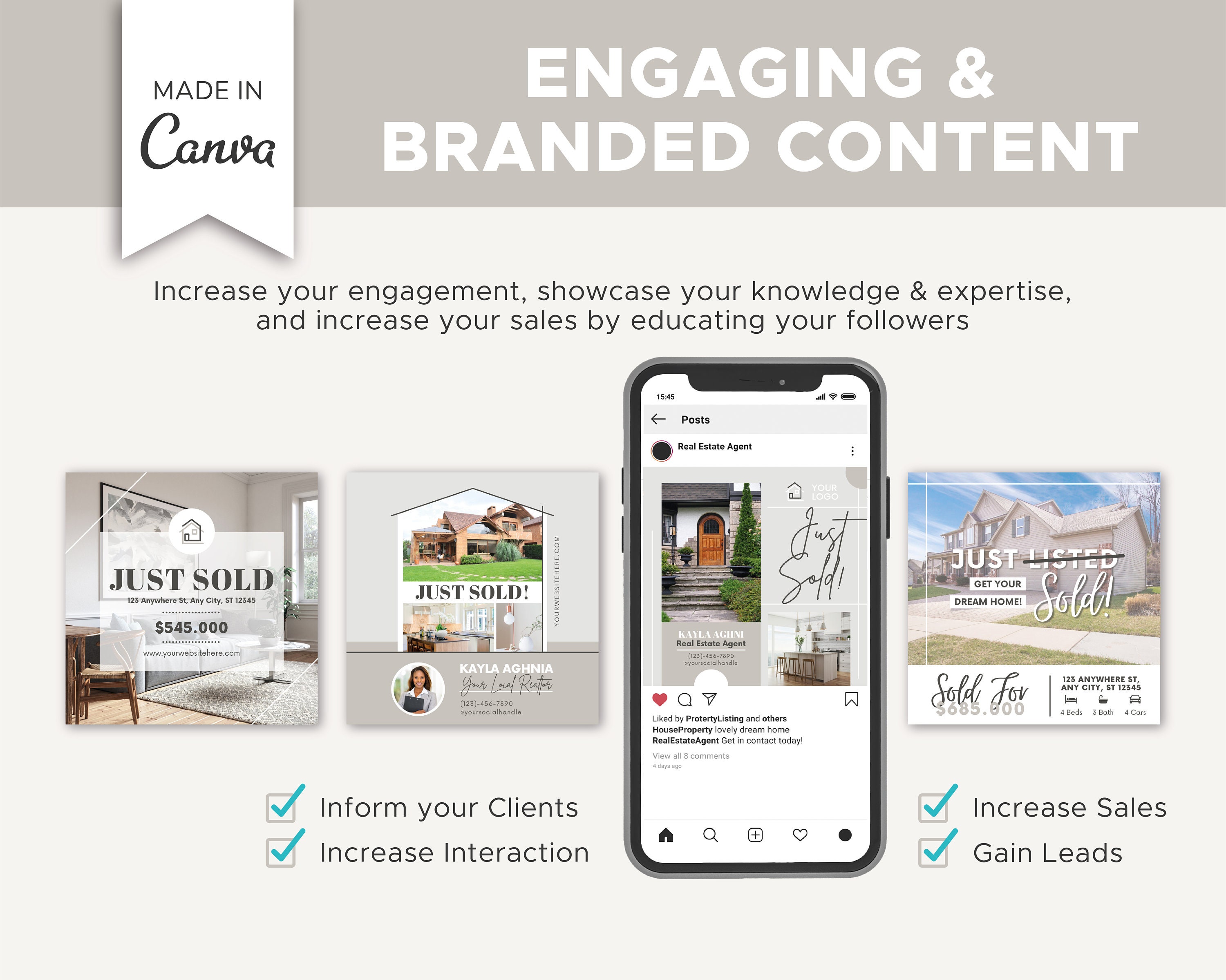 15 Just Sold Realtor Instagram Posts | Real Estate Social Media ...
