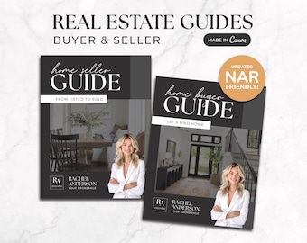 Real Estate Seller Guide & Home Buyer Guide Bundle  | NAR Settlement | Real Estate Marketing | Buyer Agent Commission | Listing Presentation